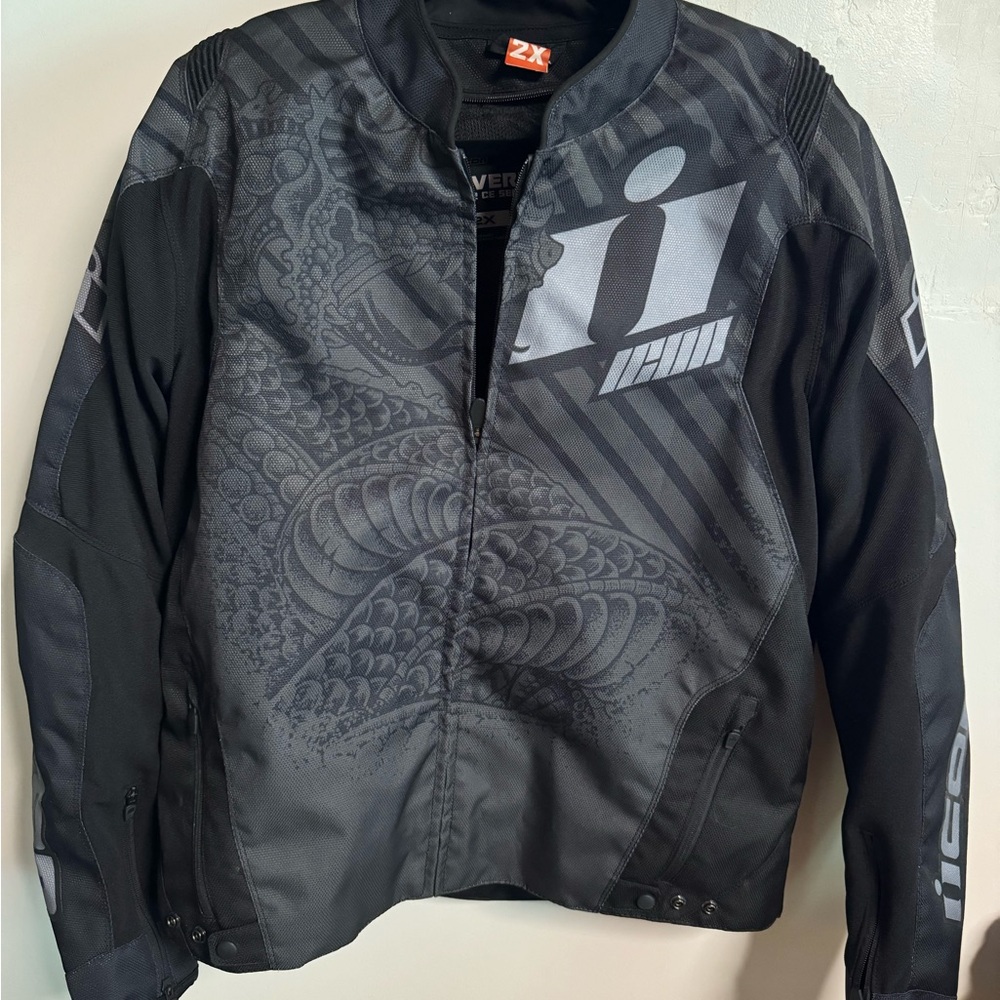 Mens Icon Overlord Motorcycle Jacket